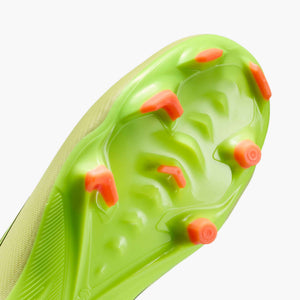 NIKE JR ZM SUPERFLY 10 ACADEMY FG LIMELIGHT/HYPER CRIMSON