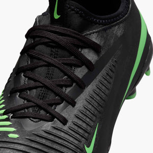 NIKE JR PHANTOM 6 LOW ACADEMY FG BLACK/ILLUSION GREEN