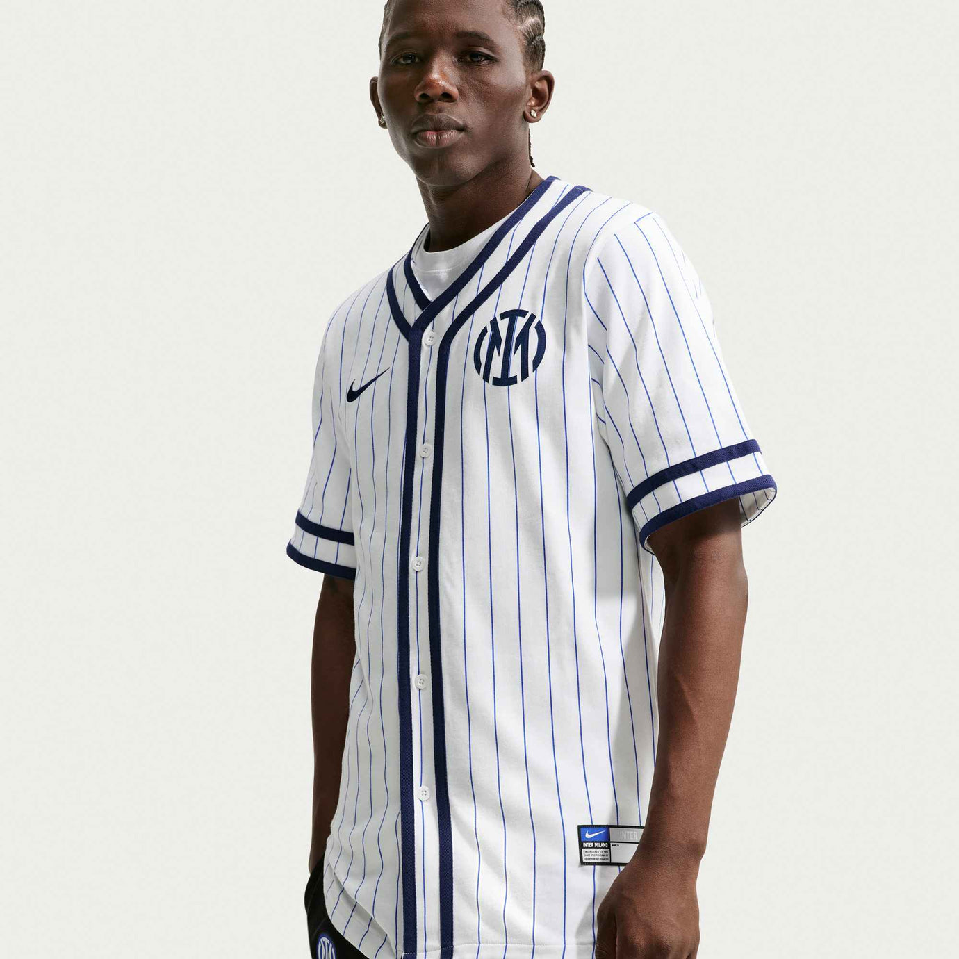 NIKE INTER 26-27 BASEBALL JERSEY WHITE/BLUE VOID