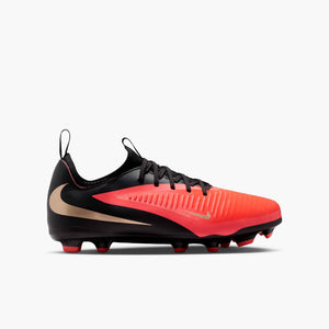 NIKE JR PHANTOM 6 LOW ACADEMY FG BRIGHT CRIMSON/BLUR