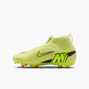 NIKE JR ZM SUPERFLY 10 ACADEMY FG LIMELIGHT/HYPER CRIMSON