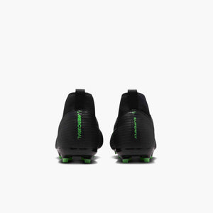 NIKE JR ZM SUPERFLY 11 ACADEMY FG BLACK/ILLUSION GREEN