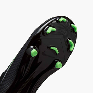 NIKE JR ZM VAPOR 17 ACADEMY FG BLACK/ILLUSION GREEN