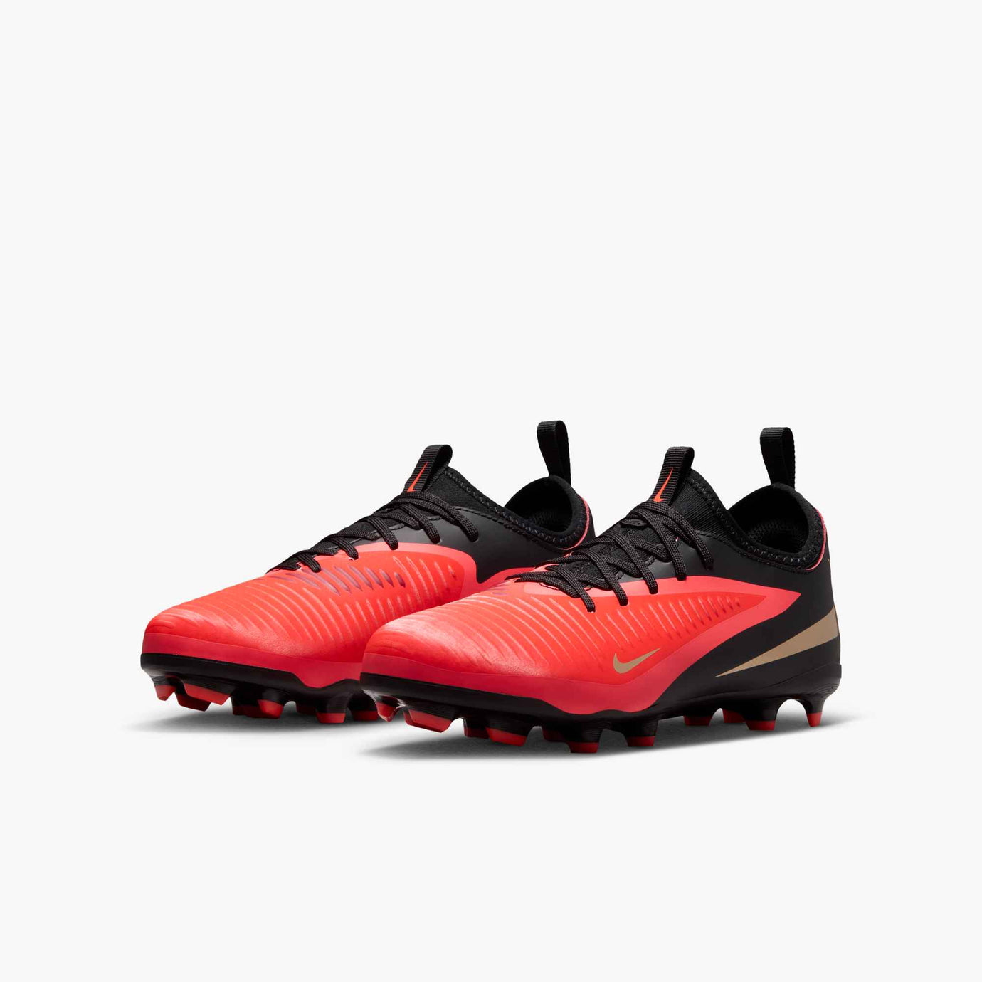 NIKE JR PHANTOM 6 LOW ACADEMY FG BRIGHT CRIMSON/BLUR