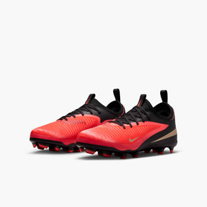 NIKE JR PHANTOM 6 LOW ACADEMY FG BRIGHT CRIMSON/BLUR
