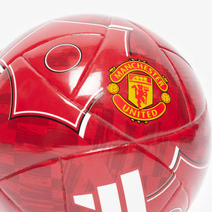 ADI MAN U 25-26 HOME MINI BALL MUFC RED/ACTIVE MAROON