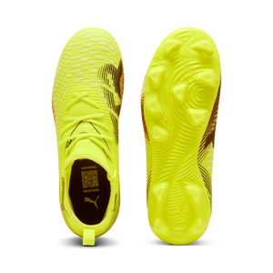 PUMA JR FUTURE 8 MATCH FG YELLOW ALERT/BLACK