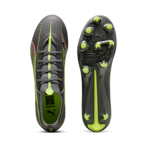 PUMA ULTRA 5 MATCH FG MATTE SILVER/YELLOW ALERT