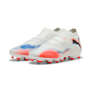 PUMA JR FUTURE 8 PRO FG WHITE/BLACK/GLOWING RED