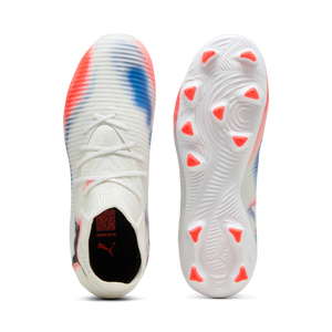 PUMA JR FUTURE 8 PRO FG WHITE/BLACK/GLOWING RED