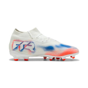 PUMA JR FUTURE 8 PRO FG WHITE/BLACK/GLOWING RED