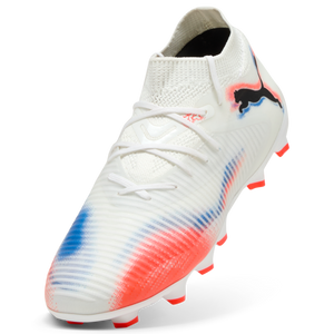 PUMA JR FUTURE 8 PRO FG WHITE/BLACK/GLOWING RED