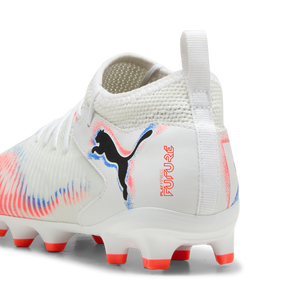 PUMA JR FUTURE 8 MATCH FG WHITE/BLACK/GLOWING RED