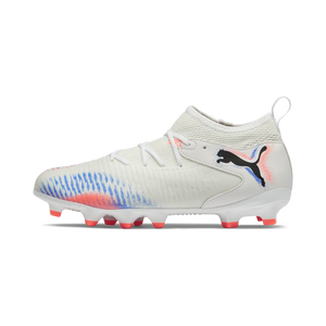 PUMA JR FUTURE 8 MATCH FG WHITE/BLACK/GLOWING RED