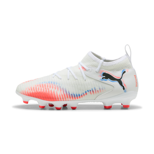 PUMA JR FUTURE 8 MATCH FG WHITE/BLACK/GLOWING RED