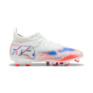 PUMA JR FUTURE 8 MATCH FG WHITE/BLACK/GLOWING RED