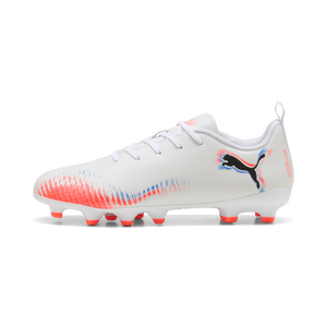 PUMA JR FUTURE 8 PLAY FG WHITE/BLACK/GLOWING RED