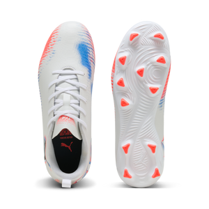 PUMA JR FUTURE 8 PLAY FG WHITE/BLACK/GLOWING RED