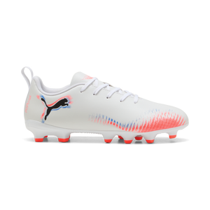 PUMA JR FUTURE 8 PLAY FG WHITE/BLACK/GLOWING RED