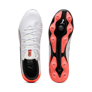 PUMA KING MATCH FG WHITE/GLOWING RED