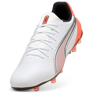 PUMA KING MATCH FG WHITE/GLOWING RED