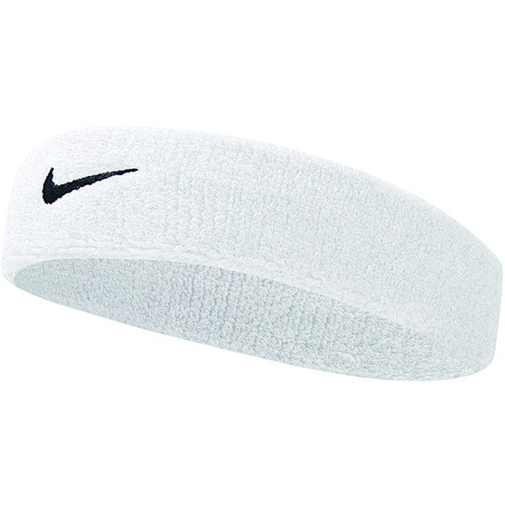 NIKE SWOOSH HEADBAND WHITE