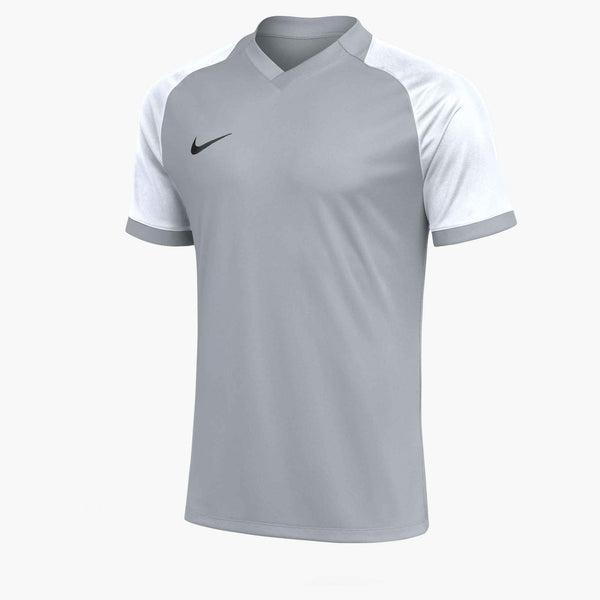 NIKE DRY-FIT TROPHY VI SS JERSEY WOLF GREY/WHITE