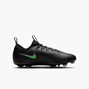 NIKE JR ZM VAPOR 17 ACADEMY FG BLACK/ILLUSION GREEN