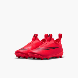 NIKE JR ZM VAPOR 17 CLUB FLEX MG BRIGHT CRIMSON/BLUR