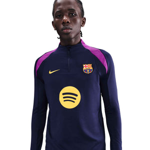 NIKE BARCELONA 25-26 STRIKE DRILL TOP IMPERIAL PURPLE/MIDWEST GOLD