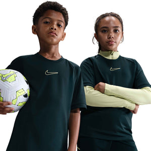 NIKE JR ACADEMY25 SS TOP SEAWEED/BLACK