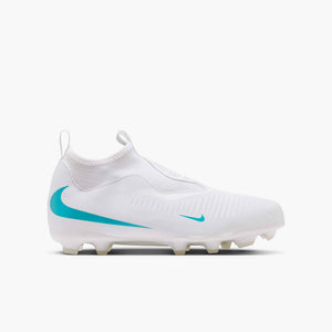 NIKE JR PHANTOM 6 HIGH ACADEMY FG WHITE/DUSTY CACTUS