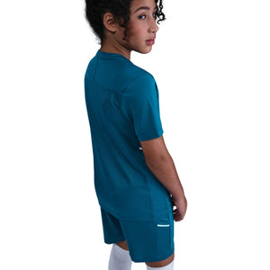 NIKE JR MBAPPE DRI-FIT TOP SS GREEN ABYSS/IGLOO
