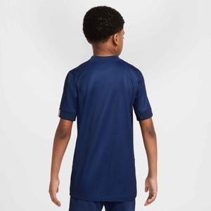 NIKE JR PSG 25-26 HOME JERSEY MIDNIGHT NAVY/WHITE