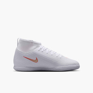 NIKE JR ZM SUPERFLY 11 CLUB IC WHITE/BRIGHT CRIMSON