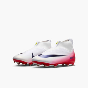 NIKE JR ZM SUPERFLY 10 ACADEMY FG LV8 UNIVERSITY RED/DARK OBSIDIAN