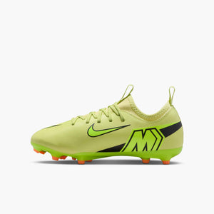 NIKE JR ZM VAPOR 16 ACADEMY FG LIMELIGHT/HYPER CRIMSON