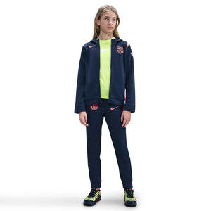 NIKE JR BARCELONA 25-26 HOODED TRACKSUIT MIDNIGHT NAVY/MANGO