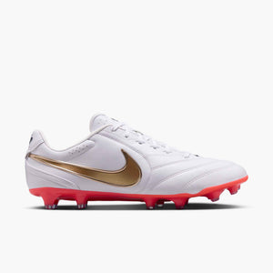 NIKE TIEMPO LIGERA PRO FG WHITE/BRIGHT CRIMSON