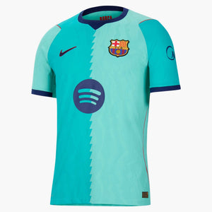 NIKE BARCELONA 26-27 ADVANCED THIRD JERSEY GREEN FROST
