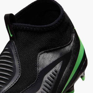NIKE JR PHANTOM 6 HIGH ACADEMY FG BLACK/ILLUSION GREEN