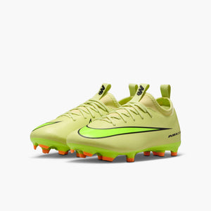 NIKE JR ZM VAPOR 16 ACADEMY FG LIMELIGHT/HYPER CRIMSON