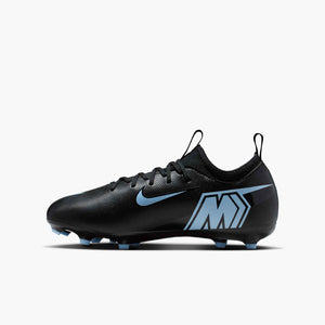 NIKE JR ZM VAPOR 16 ACADEMY FG BLACK/ICE BLUE