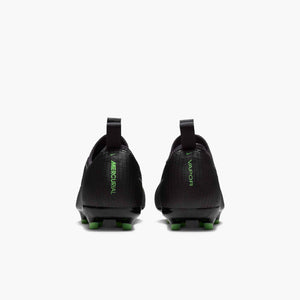NIKE JR ZM VAPOR 17 ACADEMY FG BLACK/ILLUSION GREEN