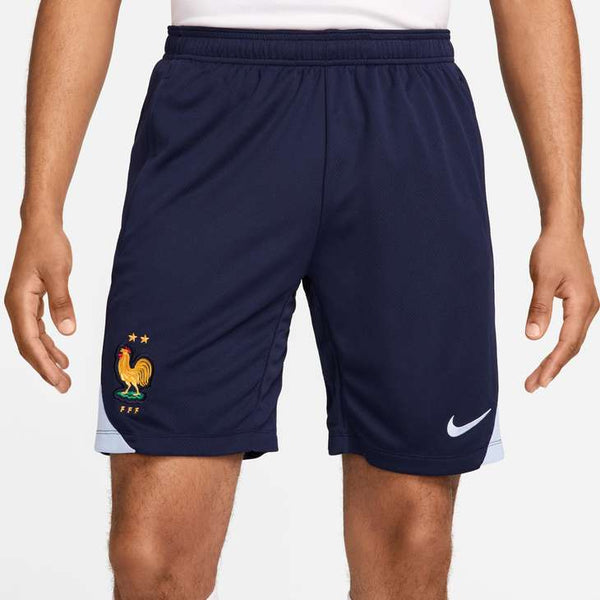 NIKE FRANKRIJK EURO24 STRIKE SHORT BLACKENED BLUE/COBALT BLISS