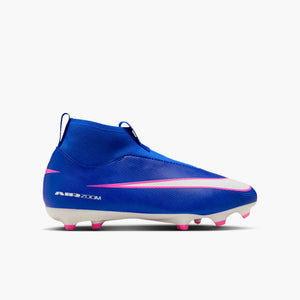 NIKE JR ZM SUPERFLY 10 ACADEMY FG RACER BLUE/WHITE