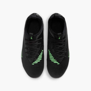 NIKE JR PHANTOM 6 LOW ACADEMY FG BLACK/ILLUSION GREEN