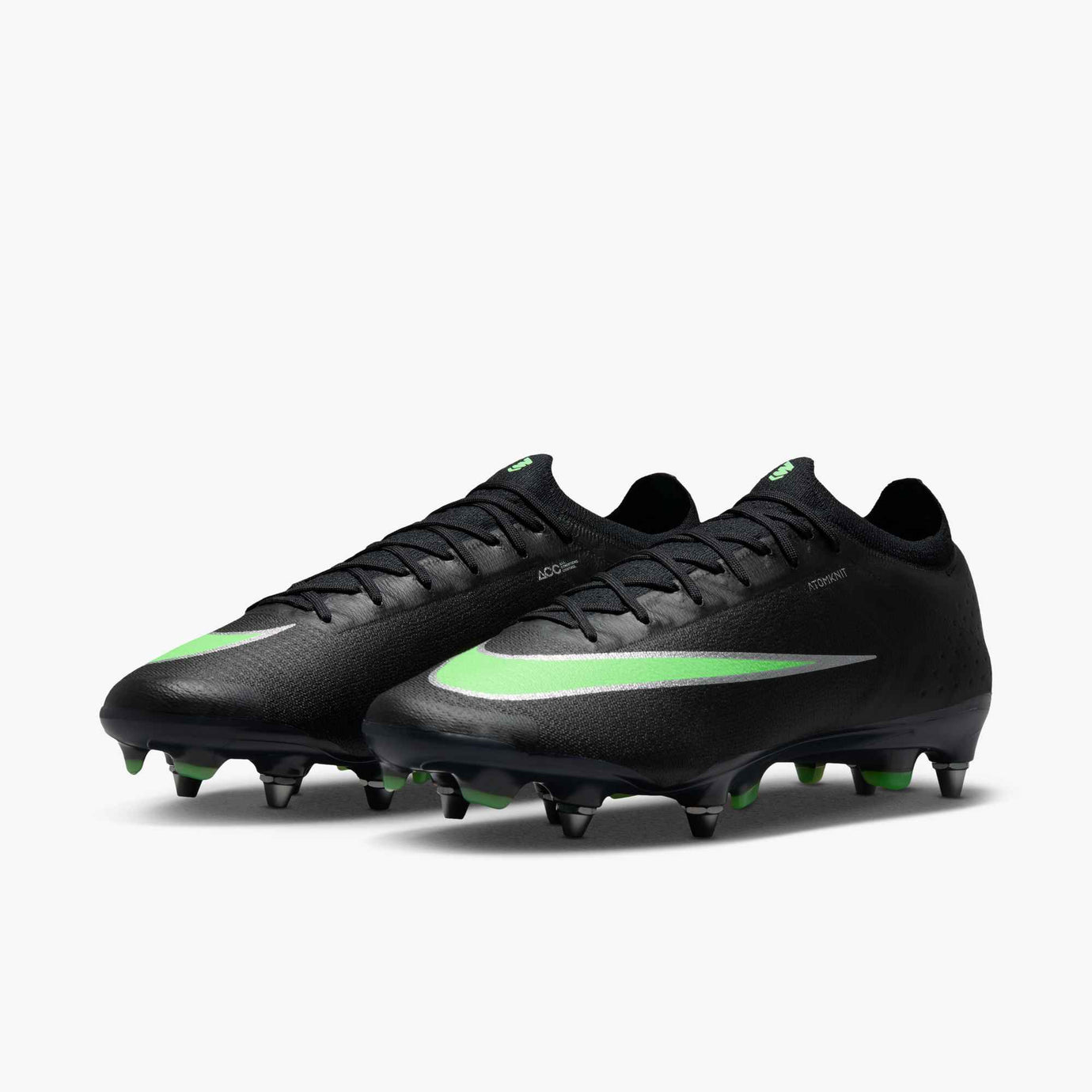 NIKE ZM VAPOR 17 ELITE SG BLACK/ILLUSION GREEN
