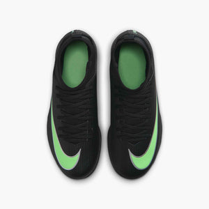 NIKE JR ZM SUPERFLY 11 CLUB IC BLACK/ILLUSION GREEN