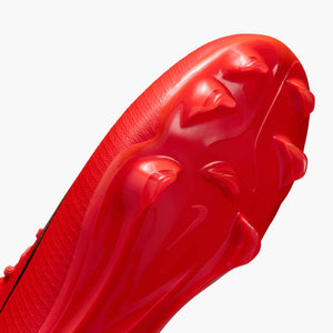 NIKE JR ZM VAPOR 17 PRO FG BRIGHT CRIMSON/BLUR